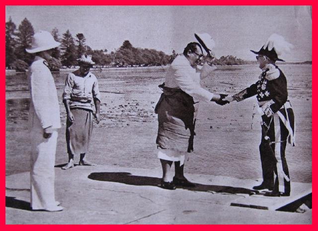 PRINCE TUNGI - SIR RONALD GARVEY GOV OF FIJI